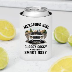 Mercedes ML63 AGM 2007 girl classy sassy and a bit smart assy Christmas gift for friend wife mom personalized Can Cooler Sleeve - HD - 6367719