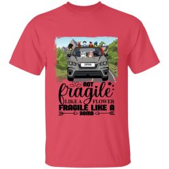 Subaru Forester pet duck dog cat not fragile like a flower fragile like a bomb winter personalized tie dye t-shirt perfect gift idea funny custom gift - NH-0862760
