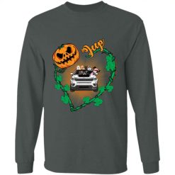 Jeep Compass Trailhawk Halloween pumpkin heart pet kid dog cat choosing custom driver personalized long sleeve shirt perfect gift - QH - 6425208