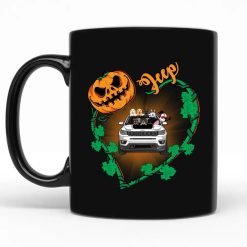 Jeep Compass Trailhawk Halloween pumpkin heart pet kid dog cat choosing custom driver personalized coffee mug perfect gift - QH - 6425208