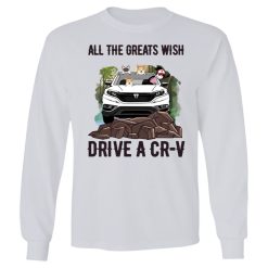 Honda CR-V coffee dog pet all the greats wish drive a CR-V gift for mom dad Honda lover personalized Youth LS T-shirt perfect gift idea funny custom gift - NH - 9823091