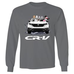 Honda CR-V coffee dog pet gift for Honda lover personalized Youth LS T-shirt perfect gift idea funny custom gift - NH - 2825631