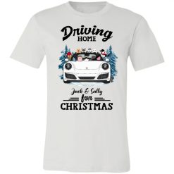 Porsche 911 dog cat driving home for Christmas custom name personalized Jersey Short Sleeve TShirt perfect gift idea funny custom gift - NH - 6908565