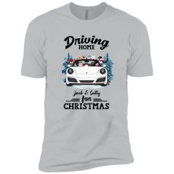 Porsche 911 dog cat driving home for Christmas custom name personalized Premium Short Sleeve T-Shirt perfect gift idea funny custom gift - NH - 6908565