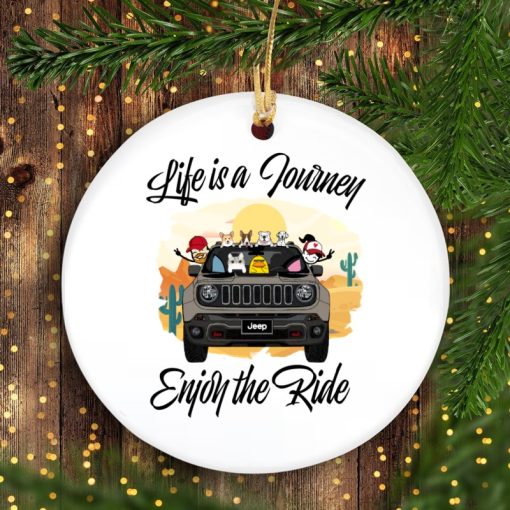 Jeep renegade life is a journey enjoy the ride personalized Circle ...