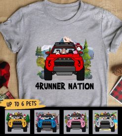 Toyota 4runner dog pet 4runner nation for girl man woman personalized t-shirt custom perfect gift idea - NH - 6821511