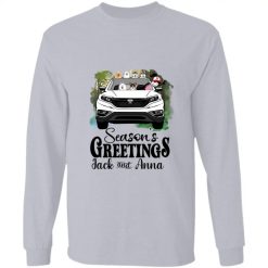Honda CR-V dog pet season's greetings custom name for girl man woman personalized long sleeve perfect gift idea funny custom gift - NH - 8085057