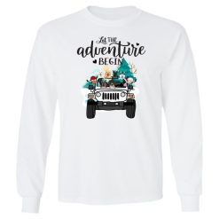 Jeep dog cat a girl and her dogs living life in peace let the adventure begin jeep gifts personalized youth long sleeve perfect gift idea funny custom gift - NH - 6479114