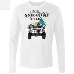 Jeep dog cat a girl and her dogs living life in peace let the adventure begin jeep gifts personalized men’s premium LS perfect gift idea funny custom gift - NH - 6479114