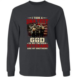 I took a DNA test god is my father Veterans are my brothers personalized long sleeve perfect gift idea funny custom gift - HD - 6964903