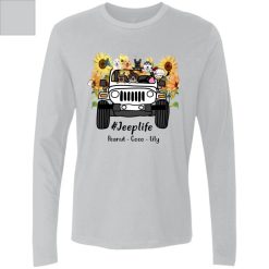 Jeep wrangler jeep life hashtag style customize name personalized Men's Premium LS - BT - 1526700