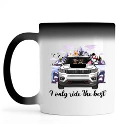 Jeep Compass I only ride the best personalized color changing mug perfect gift idea funny custom gift - QH - 6818709