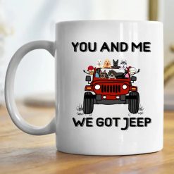 Jeep couple man driving you and me we got jeep personalized coffee mug perfect gift idea funny custom gift – GG - 8101039