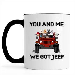 Jeep couple man driving you and me we got jeep personalized accent mug perfect gift idea funny custom gift – GG - 8101039