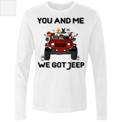 Jeep couple man driving you and me we got jeep personalized men's premium LS perfect gift idea funny custom gift – GG - 8101039