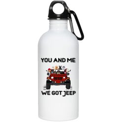 Jeep couple man driving you and me we got jeep personalized water bottle perfect gift idea funny custom gift – GG - 8101039