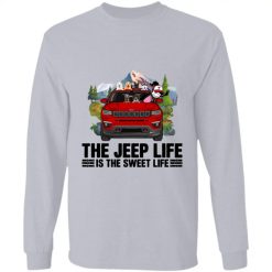 Jeep Compass the jeep life is the sweet life personalized long sleeve t-shirt perfect gift idea funny custom gift - QH - 6596518
