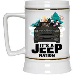 Jeep Compass It’s a jeep nation personalized Beer Stein 22oz perfect gift idea funny custom gift - QH - 1672482