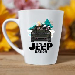 Jeep Compass It’s a jeep nation personalized Latte Mug perfect gift idea funny custom gift - QH - 1672482