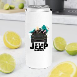 Jeep Compass It’s a jeep nation personalized Slim Can Cooler perfect gift idea funny custom gift - QH - 1672482