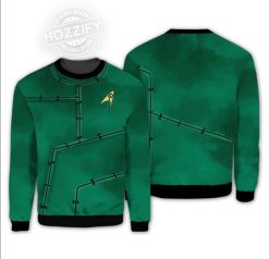 Star Trek The Original Series Version Green Cosplay Custom Costume Apparel Outfit Tracksuit 3D All Over Printed Sweatshirt - QH - 5704612