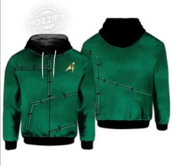 Star Trek The Original Series Version Green Cosplay Custom Costume Apparel Outfit Tracksuit 3D All Over Printed KID Zip Hoodie - QH - 5704612