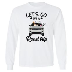 Jeep Grand Cherokee Trackhawk dog cat let's go on a road trip personalized youth long sleeve perfect gift idea funny custom gift - NH - 5059780