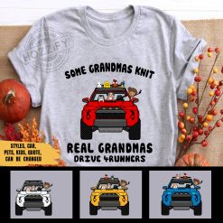 Toyota 4runner funny cartoon version some grandmas knit real grandmas drive 4runners personalized gildan t-shirt - BT -0269228