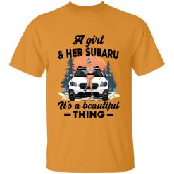 Subaru Outback a girl and her subaru it's a beautiful thing birthday gift v4 personalized tie dye t-shirt perfect gift idea funny custom gift - HD - 4306949