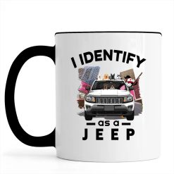 Jeep compass trailhawk I identify as a JEEP funny car owner new driver gifts personalized accent mug - BT - 4420710