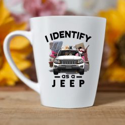 Jeep compass trailhawk I identify as a JEEP funny car owner new driver gifts personalized latte mug - BT - 4420710