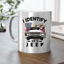Jeep compass trailhawk I identify as a JEEP funny car owner new driver gifts personalized metallic mug - BT - 4420710