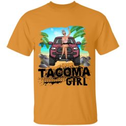 Toyota Tacoma girl Christmas birthday valentine gift personalized tie dye t-shirt perfect gift idea funny custom gift - HD - 1019471