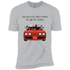 Pontiac Trans Am 1979 just a girl in love with her husband and her Firebird choosing dogs cats kids personalized premium short sleeve t-shirt - BT - 0318123