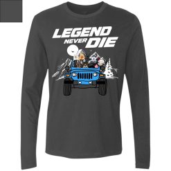 Jeep Wrangler legend never die gift for birthday valentines Christmas personalized Men's Premium LS perfect gift idea funny custom gift - HD - 1420644