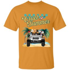 Jeep Wrangler Cruel Summer Beach Taylor Swiftie Eras Tour Outfit, Lover Album custom color Retro gift for jeep drivers personalized tie dye t-shirt - BT - 3456333