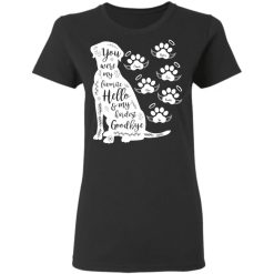 Pet Memorial You Were My Hardest Goodbye personalized ladies' 5.3 oz t-shirt perfect gift idea funny custom gift - NH - 1394249
