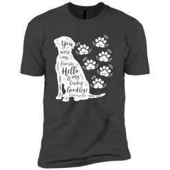 Pet Memorial You Were My Hardest Goodbye personalized premium short sleeve t-shirt perfect gift idea funny custom gift - NH - 1394249