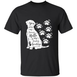 Pet Memorial You Were My Hardest Goodbye personalized heavyweight garmen-dyed t-shirt perfect gift idea funny custom gift - NH - 1394249