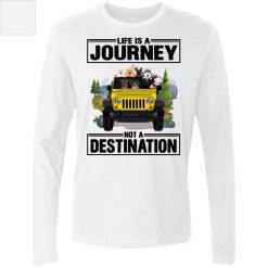 Jeep Rubicon life is a journey not a destination personalized men's premium LS perfect gift idea funny custom gift - QH - 9931529