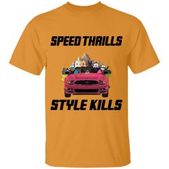 Ford Mustang GT Speed Thrills Style Kills personalized tie dye t-shirt perfect gift idea funny custom gift - NH - 2246682