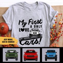 Jeep Collection My First And Only Love Cars personalized t-shirt perfect gift idea funny custom gift - QH - 5679614