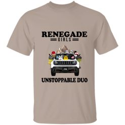 Jeep Renegade dog cat Renegade girls unstoppable duo personalized Heavyweight Garment-Dyed T-Shirt perfect gift idea funny custom gift - NH - 7459301