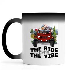 Jeep coffee kid dog The ride coffee The vibe personalized color changing mug perfect gift idea funny custom gift - NH - 7601063