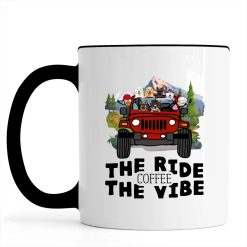 Jeep coffee kid dog The ride coffee The vibe personalized accent mug perfect gift idea funny custom gift - NH - 7601063