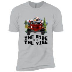 Jeep coffee kid dog The ride coffee The vibe personalized premium short sleeve t-shirt perfect gift idea funny custom gift - NH - 7601063