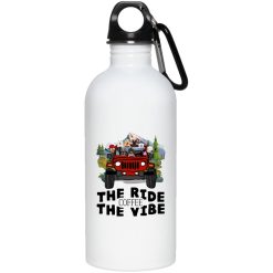 Jeep coffee kid dog The ride coffee The vibe personalized water bottle perfect gift idea funny custom gift - NH - 7601063