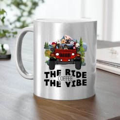 Jeep coffee kid dog The ride coffee The vibe personalized metallic mug perfect gift idea funny custom gift - NH - 7601063