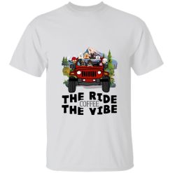 Jeep coffee kid dog The ride coffee The vibe personalized heavyweight garment-dyed t-shirt perfect gift idea funny custom gift - NH - 7601063
