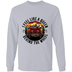 Jeep Wrangler I feel like a king or queen behind the wheel personalized long sleeve t-shirt perfect gift idea - QH - 3901775